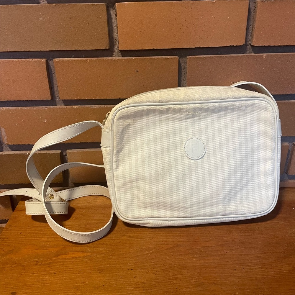 Fendi Cream Crossbody Bag